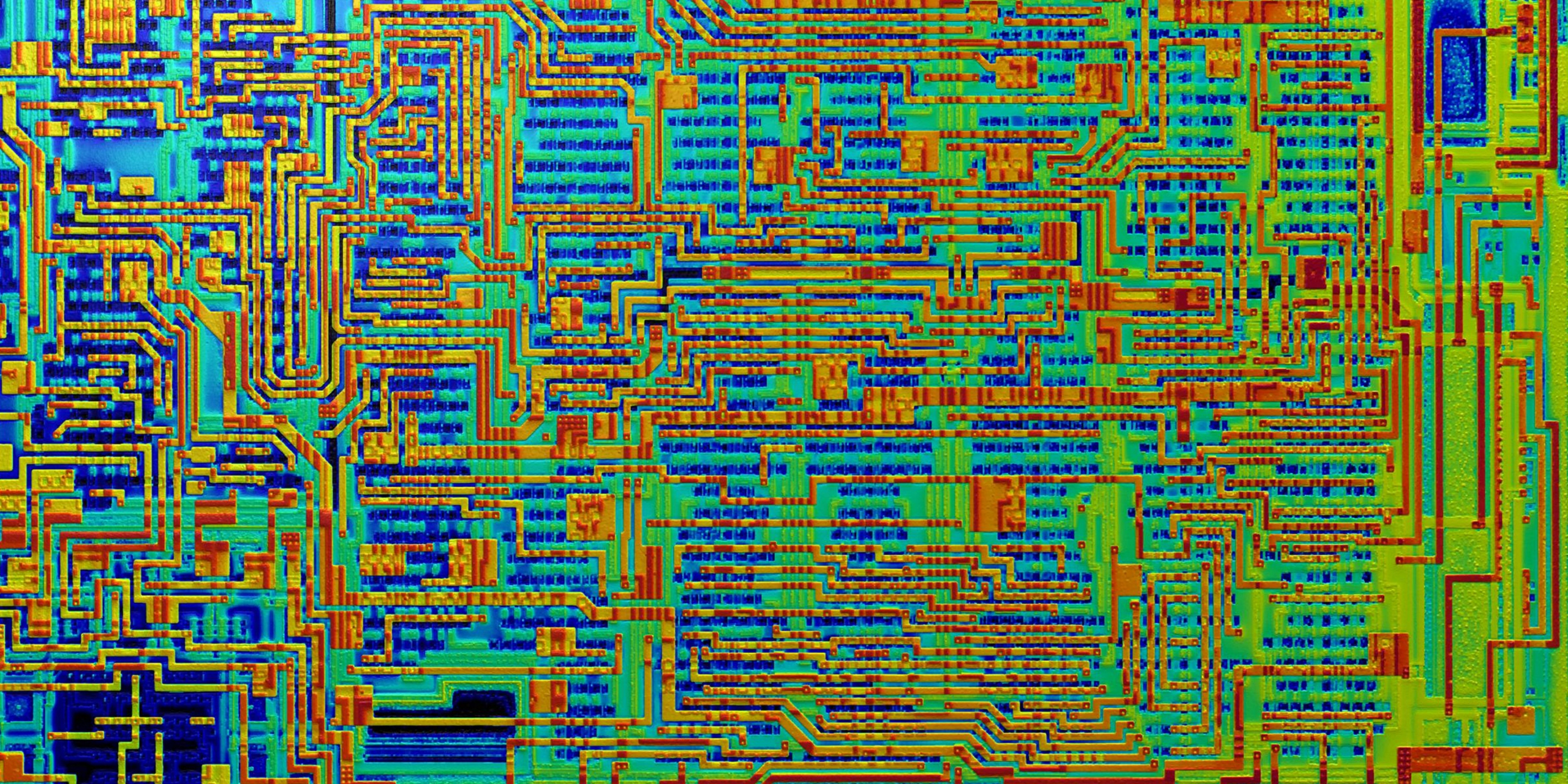 Beispielmessung eines strukturierten Wafers